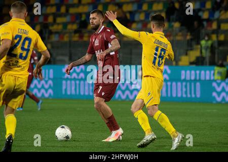 Frosinone, Italien. 23rd. Februar 2022. Jeremy Menez Reggina Porträt während Frosinone vs Reggina, Italienisches Fußballspiel der Serie B in Frosinone, Italien, Februar 23 2022 Quelle: Independent Photo Agency/Alamy Live News Stockfoto