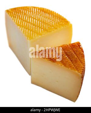 Sektor des spanischen Käses Stockfoto