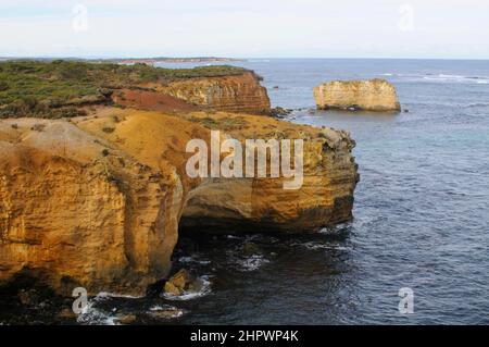 Felsformation Loch ARD Gorge, Great Ocean Road, Port Campbell National Park, Australien Stockfoto