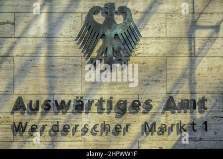 Auswärtiges Amt, Werderscher Markt, Mitte, Berlin, Deutschland Stockfoto