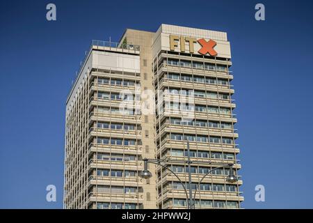 Haus des Reisens, Alexanderstrasse, Alexanderplatz, Mitte, Berlin, Deutschland Stockfoto