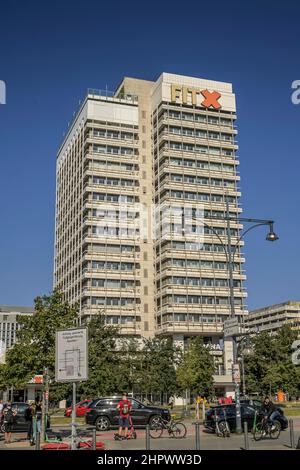 Haus des Reisens, Alexanderstrasse, Alexanderplatz, Mitte, Berlin, Deutschland Stockfoto