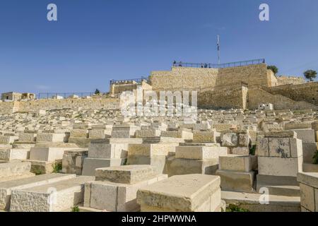 Jüdischer Friedhof, Jerusalem, Israel Stockfoto