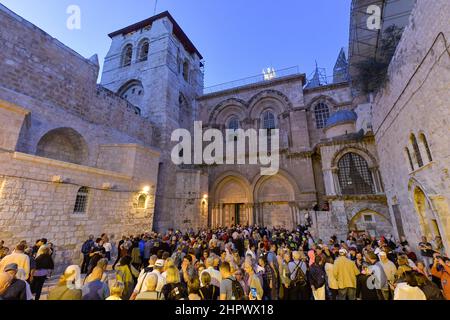 Die Grabeskirche, Jerusalem, Israel Stockfoto