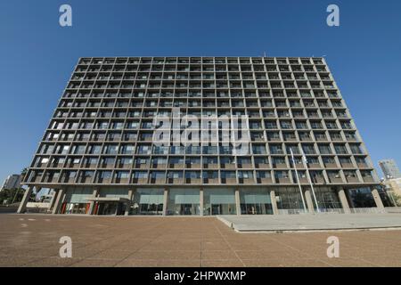 Rathaus, Izhak Rabin Square, Tel Aviv, Israel Stockfoto