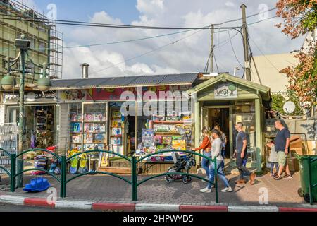 Ramshop, Wochenmarkt, Daliyat al-Karmel Druze Village, Carmel Mountains, Israel Stockfoto