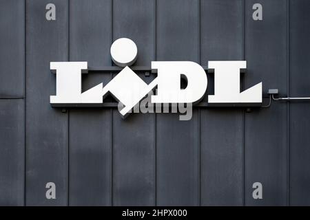 Lidl-Logo Stockfoto