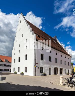 Berühmte alte Gebäude in Beilngries. Es ist eine Stadt im Landkreis Eichstätt in Bayern, Deutschland. Stockfoto