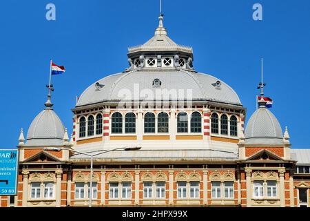 Nahaufnahme des Grand Hotel Amrâth Kurhaus, Scheveningen, Den Haag, Niederlande Stockfoto