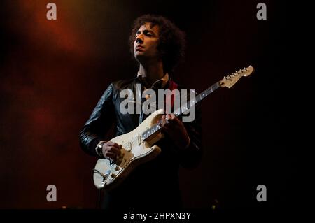 Albert Hammond Jr - The Strokes, V2004, Hylands Park, Chelmsford, Essex, Großbritannien - 22. August 2004 Stockfoto