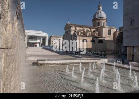 Italien, Latium, Rom, Ara Pacis Stockfoto