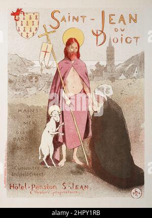 Etienne Moreau-Nelaton (1859-1927). Saint-Jean de Doigt (von Les Maitres de L'Affiche), Platte 178. Lithographie in Farben. 1899. Stockfoto