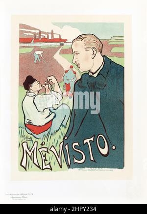 Maitres de l'affiche Band 2 - Platte 78 - Henri-Gabriel Ibels - Mevisto 1895 Stockfoto