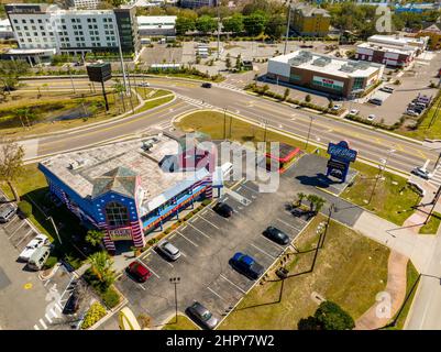 Kissimmee Orlando, FL, USA - 20. Februar 2022: Luftaufnahme des Studio West Gift Shop Stockfoto