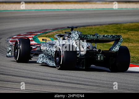 24 ZHOU Guanyu (Chi), Alfa Romeo F1 Team ORLEN C42, Aktion während der Vorsaison-Rennbahn vor der FIA Formel-1-Weltmeisterschaft 2022, auf dem Circuit de Barcelona-Catalunya, vom 23. Bis 25. Februar 2022 in Montmelo, bei Barcelona, Spanien - Foto Xavi Bonilla / DPPI Stockfoto