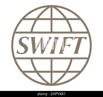 Society for Worldwide Interbank Financial Telecommunication Swift-Logo Stockfoto