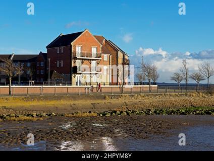 Wohnungen in Victoria Docks, Hull, Humberside, East Yorkshire, England Stockfoto