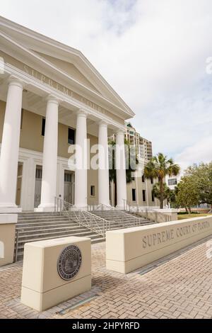 Vor einem Obersten Gericht Tallahassee FL Stockfoto