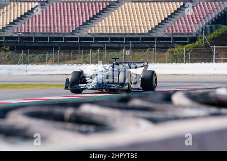 Barcelona, Spanien: 24th. Februar 2022 ; Circuit Barcelona Catalunya, Barcelona, Spanien: Formel 1 , Vorsaison Tests; Stockfoto