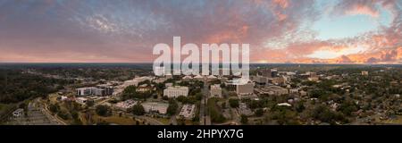 Luftpanorama Florida State Capitol Building Downtown Tallahassee Stockfoto