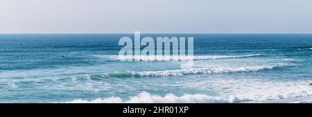 Atlantischer Ozean Strand in der Nähe von Aveiro, Portugal Stockfoto