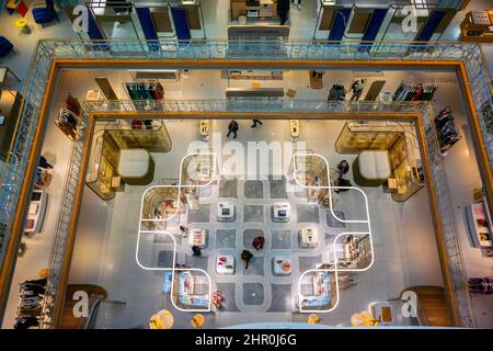 Paris, Frankreich, La Samaritaine Französisches Kaufhaus, innen Stockfoto