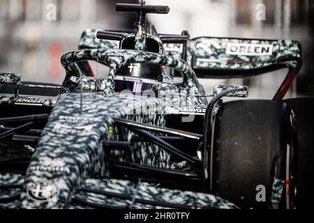 24 ZHOU Guanyu (Chi), Alfa Romeo F1 Team ORLEN C42, Action während der Vorsaison-Rennbahn vor der FIA Formel-1-Weltmeisterschaft 2022, auf dem Circuit de Barcelona-Catalunya, vom 23. Bis 25. Februar 2022 in Montmelo, bei Barcelona, Spanien - Foto Antonin Vincent / DPPI Stockfoto