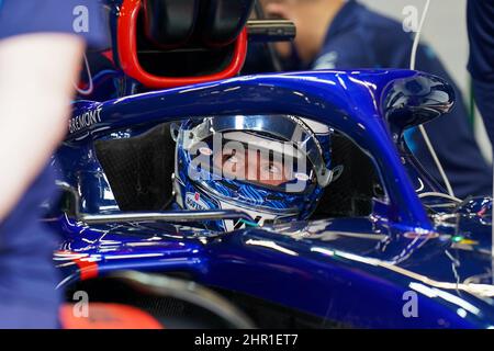 Montmelo, Spanien. 24.. Februar 2022. Circuit de Barcelona-Catalunya, Montmelo, Spanien am 24. Februar 2022 Nichola Latifi (CAN), Williams FW43B während der FORMEL-1-RENNSAISON ELEANOR HOAD Credit: Every Second Media/Alamy Live News Stockfoto