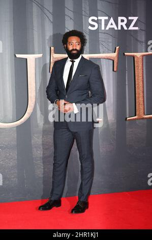 Nichola Pinnock verführt am 24th 2022. Februar die „Outlander“ Season Six Premiere-Kostüme in der Royal Albert Hall, London, Großbritannien. Stockfoto