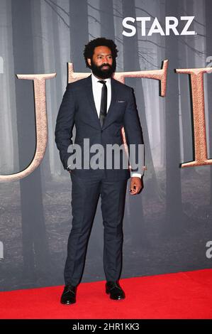 Nichola Pinnock verführt am 24th 2022. Februar die „Outlander“ Season Six Premiere-Kostüme in der Royal Albert Hall, London, Großbritannien. Stockfoto
