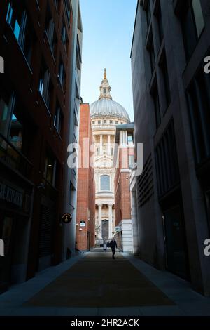 St. Pauls Cathedral, City of London, England. Stockfoto