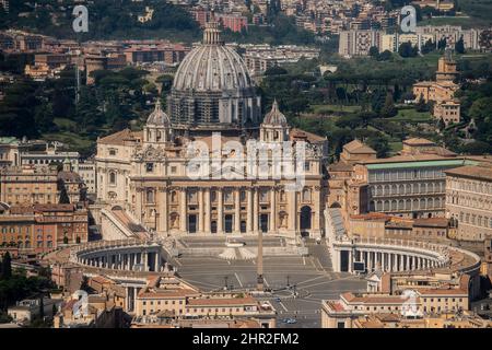 Italien, Latium, Rom Luftbild, Petersplatz Stockfoto