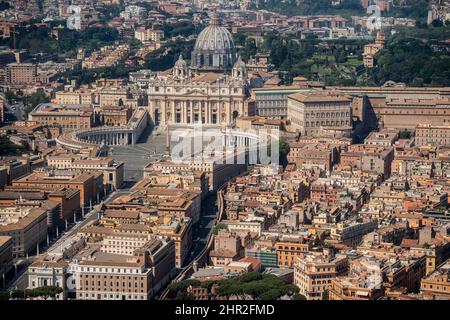 Italien, Latium, Rom Luftbild, Petersplatz Stockfoto