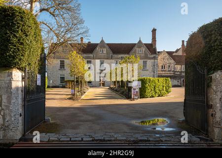 Froyle Park Country Estate, ein Hochzeits- und Konferenzort in einem Herrenhaus aus dem 16.. Jahrhundert in Jacobean, Hampshire, England, Großbritannien Stockfoto