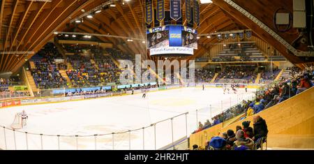 Impressionen von der Vaillant Arena beim Heimspiel des HC Davos gegen Servette Genf Stockfoto