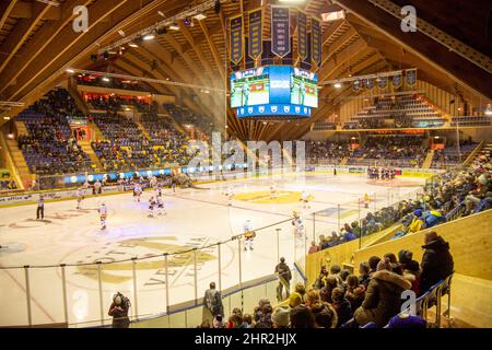 Impressionen von der Vaillant Arena beim Heimspiel des HC Davos gegen Servette Genf Stockfoto