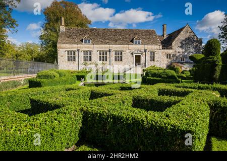 Avebury Manor Gardens, Wiltshire, Großbritannien. Stockfoto