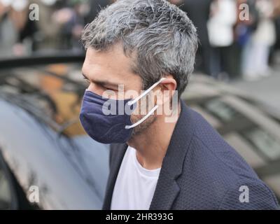 Luca Argentero nach der Emporio Armani Fashion Show während der Milano Fashion Week Frauen Herbst/Winter Kollektionen Stockfoto