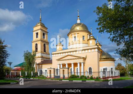 Blick auf die alte Kathedrale der Himmelfahrt der seligen Jungfrau Maria. Kashira, Region Moskau, Russland Stockfoto