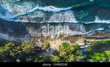 Blick auf den Strand von Lhoknga in der Provinz Aceh, Indonesien Stockfoto