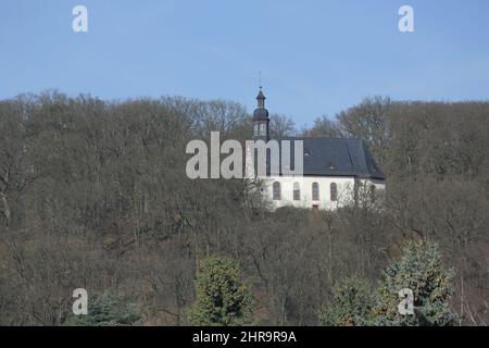 Ansicht der Bergkapelle St. Peter und Paul in Hofheim im Taunus, Hessen, Deutschland Stockfoto