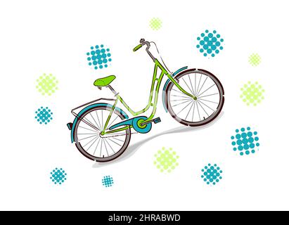 Rennrad Objekt. Vektorgrafik Stock Vektor