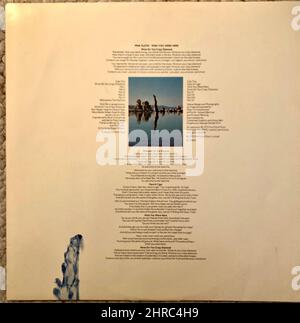 Rock Music Album, 1970er Jahre, Pink Floyd, Wish You Were Here, 1975, Columbia Records Cover Art Stockfoto