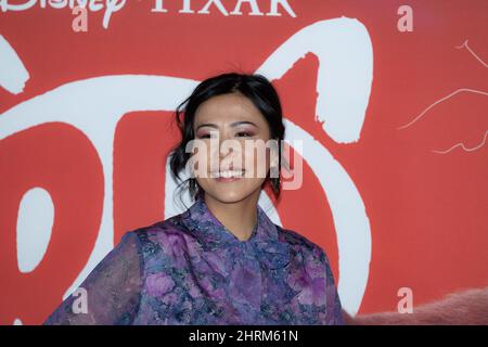 Rom, Italien - 25. Februar 2022. Der Regisseur Dome Shii, nimmt an der „Red“-Premiere im Cinema Moderno Teil. Credits: Luigi de Pompeis/Alamy Live News Stockfoto