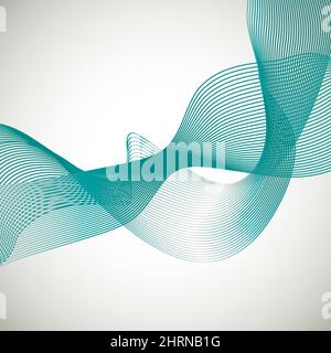 Abstrakter Vektor Hintergrund Rauchwelle Stock Vektor