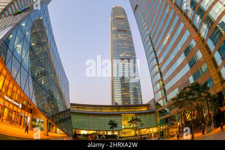 Zentralen Bankenviertel, Hong Kong, China. Stockfoto