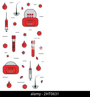 PRP-Behandlung, konzeptuell Stockfoto