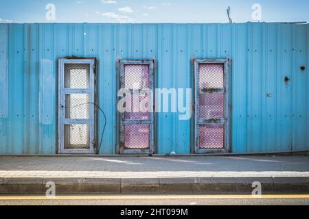 Alte Fenster in Riad Stockfoto