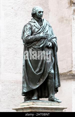 Denkmal des Dichters und Theologen Johann Gottfried Herder in Weimar Stockfoto