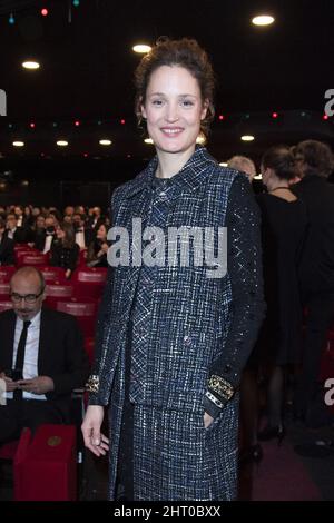 Paris, Frankreich. 25.. Februar 2022. Vicky Krieps nahm am 25. Februar 2022 an der Verleihung der Cesar Film Awards 47. im Olympia in Paris, Frankreich, Teil. Foto von Aurore Marechal/ABACAPRESS.COM Quelle: Abaca Press/Alamy Live News Stockfoto